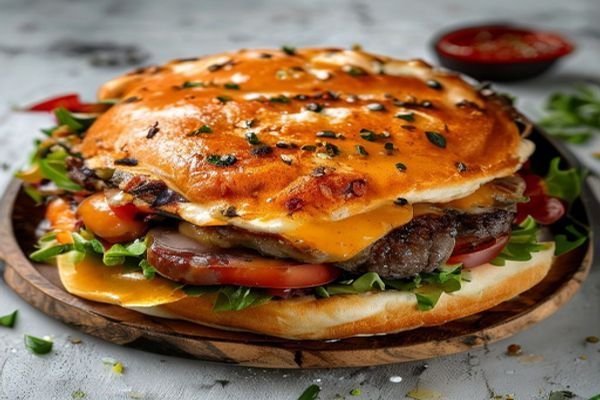 Hamburguesa Tradicional Gratinada