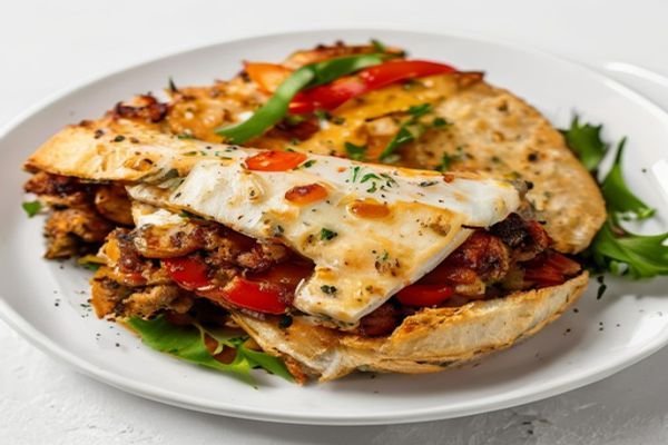 Hamburguesa Pollo Gratinada
