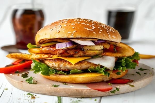 Combo Hamburguesa Pollo