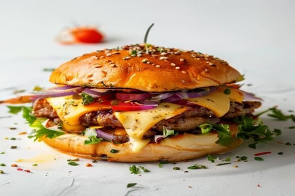 Hamburguesa Ranchera Gratinada
