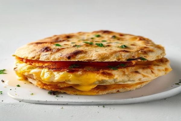 Arepa con Todo Gratinada