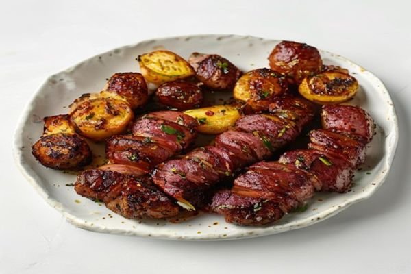 Chorizo de Cerdo con Papa Francesa