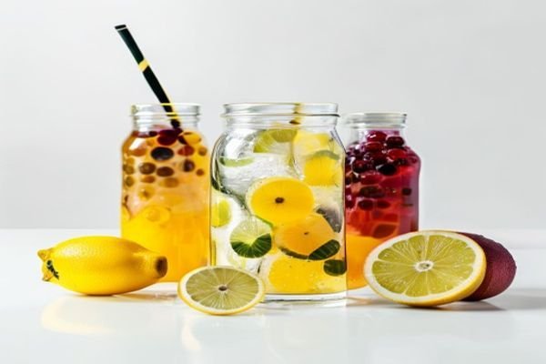 Jarra de Jugo Pequeña en Agua